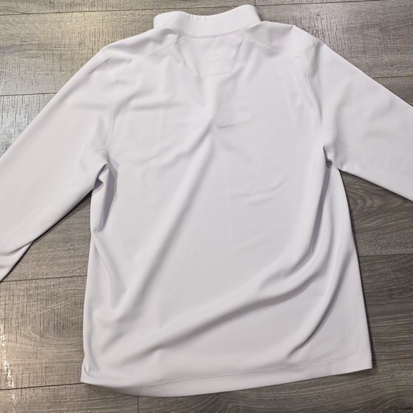 Cutter & Buck White Zip Up Sweater - Picture 2 of 3